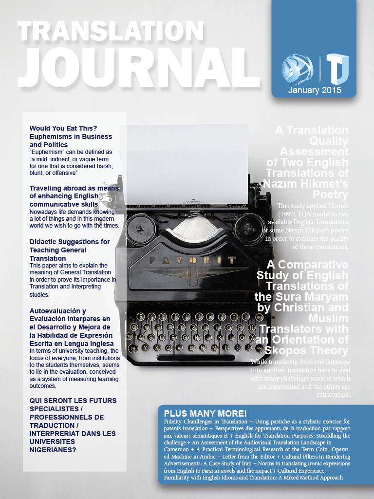 Translation Journal - January 2015 Journal